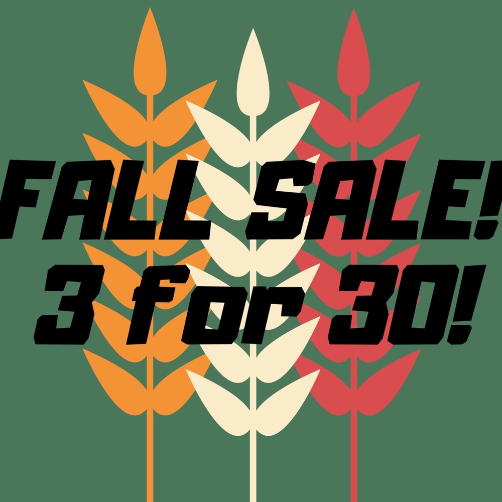 SALE! Clear out my closet!! 3 for $30!